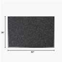 Notrax 109 Brush Step Carpeted Indoor/Outdoor Entrance Mat for Home or Office, 3' X 5', Absorbent Slip Resistant Heavy Duty Entry Mat, Charcoal, 109S0035CH