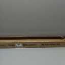 Kemmie 1" Window Treatment Curtain Rod with Cylindrical Cap Finials, Single Drapery Rod Adjustable Length 72-144", Bronze