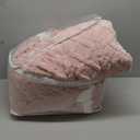 Andency Fluffy Sherpa Queen Comforter Set, Super Soft Blush Fleece Warm Bedding for Winter, Luxury Jacquard Boho Thick Fuzzy Plush Bed Set 3 Pieces(1 Shaggy Comforter, 2 Pillowcases) (Queen(90''x90''))