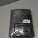 Woanger 6 Pcs Garment Bags for Dance Costumes Clear PVC with Zippers Garment Bag with Pockets Dance Costume Organizer Carrier for Storage Cover for Adult(Black,20'' X 40'',24'' X 50'',24'' X 60'')