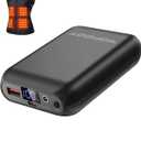7.4V/5V 2A 16000mAh Heated Vest Battery Pack Compatible with ORORO and Venustas, NORSENN, Portable Power Bank with LED Display for  USB heated Vests Jacket Camping Chair Blanket(NOT for 12V
