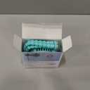 SWEETFULL Portable Stroller Fan with Display 4000mAh Battery Powered Mini Clip On Fan, 4-Speed Rechargeable Small Personal Cooling for Baby Car Seat Crib Travel - Cyan