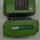 40V Lithium Battery for Greenworks: 40 Volt 6.0Ah 29472 29462 2901319 25302 24322 Battery Replacement for Greenworks 40V G-MAX Lawn Mower - 6Ah 2 Pack