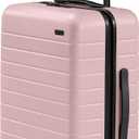 Away Bigger Carry-On Luggage, Lightweight Hardside Large Suitcase with Spinner Wheels, TSA Lock, Airline Approved, Blush Pink, The Bigger Carry-On