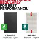 Honeywell HRF-A100 Air Purifier Pre Kit Filter, 4 Count (Pack of 1) - Allergen Air Filter Targets Dust, VOC, Pet, Kitchen, and Wildfire/Smoke Odors