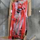 Elevon 11FT Drywall Lift Panel Hoist Jack Lifter, 150LBS Heavy Duty Sheetrock Lift, Rolling Caster Wheels, Lockable Construction Tools, Adjustable Telescopic Arm, Red