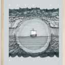 LQOZTBX Jesus Wall Art Hush Be Still Canvas Poster Jesus Boat Print Redemption Art Aesthetics Paintings Bible Sketches Wall Decor for Living Room Bedroom Unframed 16x24