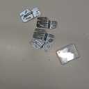 Blulu 4 Pcs Sliding Closet Door Roller Kit Wardrobe Wheels Hardware for Top Hung Bypass 3/4" to 1-3/8 Inch Thick Kitchen Doors