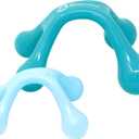 BioSwiss 2-Pack Handheld Full Body Massager, 4-Leg Pressure Point Tool for Back, Neck, and Shoulder, Includes 1 Large and 1 Small