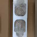 1 Inch Gold Curtain Rods for Windows 72 to 144 Inches (6 to 12 ft), USFOOK Telescoping Single Drapery Rod, Decorative Curtain Rod with Luxury Translucent Finials