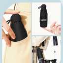 Seniny Mini Portable Travel Umbrella with Case - Compact Umbrellas for Rain & Sun UV Protection for Backpack Pocket, Lightweight Folding Small Umbrella, Tiny Purse Size UV Blocker for Kids Women Girls