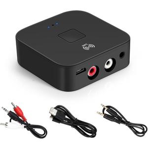 Bluetooth Receiver for Home Stereo RCA, 3.5mm AUX Wireless Audio Adapter for Home and Car Stereo System,NFC-Enabled