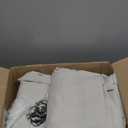 Linen Blackout Curtains Cream Black Out Curtain 84 Inch Long,Thermal Curtains for Winter Insulated,Modern Farmhouse Boho Chic Decor Neutral Cottage Core Darkening Curtains for Bedroom Living Room (52"W x 84"L (Pack of 2))