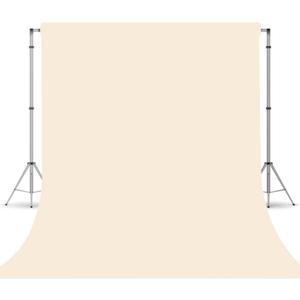 Cream Photography Backdrop for Photoshoot, Photo Backdrop Curtain, Perfect Cream Backdrops for Party Portrait Photoshoots Video Studio 10FTx10FT