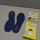 Tuffior Puncture Resistant Flexible Steel Plate Insoles for Men's & Women's Nail Proof Safety Work Shoes - Enhanced Protection for Footwear-One Pairs Insoles & One Pairs Heel Cushions(M)