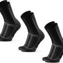 DANISH ENDURANCE Ultra-Comfort Crew Running Socks, Performance Socks, Men & Women - 3 or 5 Pack