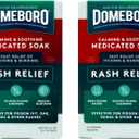 Domeboro Medicated Soak Rash Relief (Burow?s Solution), 12 Powder Packets (Pack of 2)