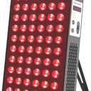 BONTANNY Red Light Therapy, 660nm 850nm 2-Wavelength Red Near Infrared Light Device with 60 Dual Chip Clinical Grade LEDs, Remote Control, Timer for Face, Body, Skin, Pain Relief, BO-300 (Black)