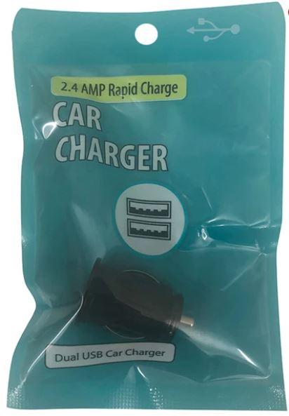 2.4AMP Rapid Charge Car Charger 2Pcs