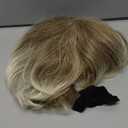 QUEENTAS Pixie Layered Short Blonde Wigs for White Women Black Women Synthetic Hair (Blonde Mixed Brown)