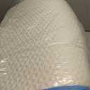 Wedge Pillow for Sleeping, 7.5" Bed Wedge After Surgery, Back Pain Relief, Memory Foam Pillow Triangle Incline Wedge for Back Support, Leg Elevation (White-blue)