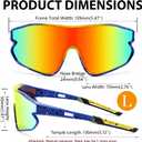 Kids Sports Sunglasses Lightweight Frame UV400 Youth Baseball Sun Glasses Sports Cycling Shades for Boys Girls