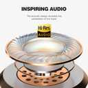 Calmbee Hybrid Active Noise Cancelling Headphones, Bluetooth 5.4 Headphones Wireless Over Ear with Mic for Clear Calls, Hi-Res Audio, 90H Playtime, Transparency, Deep Bass, Dongle Connect, Custom App