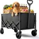 Folding Wagon Cart,Portable Heavy Duty Utility Foldable Garden Wagon Cart for Sports, Shopping, Camping and Outdoor Sport