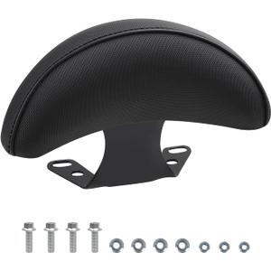 Mokuo Motorcycle Rear Backrest Driver Backrest in Soft Sponge Material Compatible with Chinese GY6 Scooter Mopeds Jonway Sunl