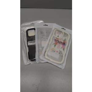 Set of 3 iPhone 16 Pro Max Case Wavy Edge Clear Back Design, Anti-Slip Grip Cute Wave Curly Frame Shape Shockproof Soft TPU & Hard Bumper Protective Phone Case Cover