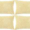 Set of 4 Pale Yellow Decorative Throw Pillow Covers 12x20 Inch Corduroy Pillow Covers for Bed Couch Sofa Living Room Soft Cushion Cases