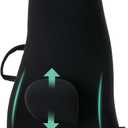 ObusForme Highback Backrest Support - Extra Tall Padded Seat Cushion and Lumbar Support Pillow, Portable Posture Support with Soft and Durable Foam