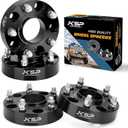 KSP 5X5.5 Wheel Spacers for Ram 1500, 1.5(38mm) 5x139.7mm to 5x139.7mm Hub Centric Forged Wheel Spacers, Hub Bore 77.8mm Thread Pitch M14X1.5 for 2012+ Dodge Ram 1500, Package of 4Pcs Black