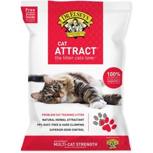 Dr. Elsey's Cat Attract Clumping Clay Cat Litter 18-lb. Bag