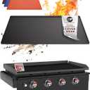 KITCHEN PERFECTION 36" Premium Silicone Griddle Cover Mat for Blackstone Griddle 36 Inch - Hermetic Protection from Rust & Debris All Year, Fits All Blackstone 36 Inch Models - Food Grade Silicone