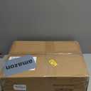 Farmhouse Narrow Side Table with Charging Station - 3-Tier End Table with USB & Outlets Compact Bedside Storage Table for Small Spaces, Multi-Functional Accent Table for Bedroom, Couch Corner Entryway (White-glass)