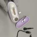 Electric Nail Clippers for Seniors,Smart Nail Clippers 2025 New 3 in 1 Electric Toenail Clipper with Polishing and LED Light,Smart Toenail Clipper 2 Adjustable Speeds for Adults,Baby 