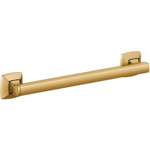 Moen YG5112BG Bathroom Safety 12-Inch Stainless Steel Transitional Bathroom Grab Bar, Brushed Gold