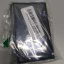 4-Pack Duplex Outlet Cover Plate, Decorative Matte Black Switch Plates and Outlet Covers, Natural Bamboo Fiber Wall Plates for Electrical Outlets, 1 Gang Receptacle Cover, Corrosion Resistant