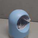 Quiet & Safe Indoor Fruit Fly Trap, Fan-Powered Insect Catcher for Kitchen - Kills Gnats, Mosquitoes, Moths, Flies with Light & Sticky Glue, Child and Pet Friendly (Blue)