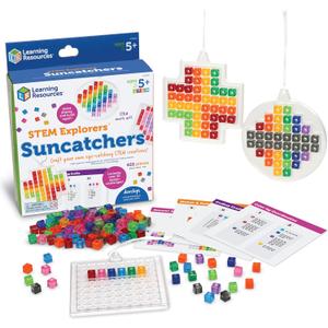 Learning Resources STEM Explorers Suncatchers, STEM Toys, Science for Kids, Building Toys, Kids Easter Gifts, Ages 5+, 433 Pieces