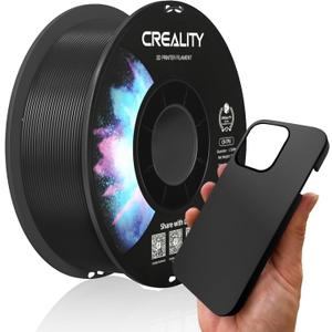 2025 Official Creality TPU Filament 1.75mm Black, Flexible 95A TPU 3D Printer Filament, High Hardness& Resilience, Soft Adhesive, Elastic, 1kg Spool (2.2lbs), Accuracy +/- 0.02 mm for Most 3D Printer