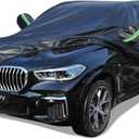 All-Weather Universal SUV Car Cover - 175-190 Inches, Waterproof, Sun Protection, Reflective Strips, Oxford Material
