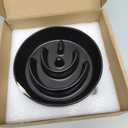 Ceramic Slow Feeder Dog Bowls Small Breed, 0.6 Cups Dog Food Dish for Fast Eaters, Puzzle Bowl for Small Dogs and Cats,Black