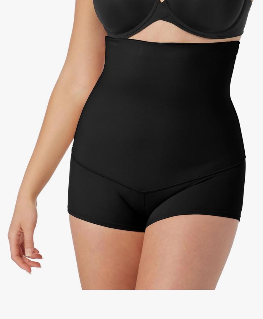 Womens Seamless Shaping Boyshorts Panties Tummy Control Underwear Slimming Shapewear Slip Shorts, L