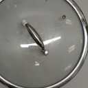 EWFEN 12 Inch Tri-Ply Stainless Steel Frying Pan, 5-Quart Deep Saute Pan with lids, PFOA&PTFE Free Skillet, Induction Cooking Pan, Dishwasher&Oven Safe,Works on All Cooktops