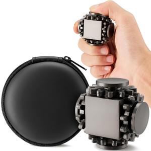Heavy Metal Gear Fidget Toys for Adults and Teens,Stress Anxiety Relief ADHD Autism Office Desk Handheld Meeting EDC Fidgets Toys Gadgets,Stocking Stuffers Gifts for Men Women and Teen.
