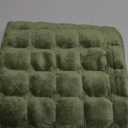 Velvet Couch Cover, Washable Sectional Sofa Cover, Anti Slip Sofa Slipcover for 3 Cushion Couch Sofa L Shaped Armrest Backrest, Furniture Protector Covers for Pets Kids(1PC, Green, 28"28")