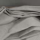 Timeles Blackout Curtains 72 Inches Long – 2 Panels Linen Curtains with Grommets, Room Darkening Drapes with White Liner for Bedroom & Living Room, 52 x 72 Inches, Linen White