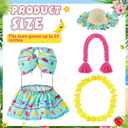 Abbylike Summer Porch Goose Outfit 23'' Goose Bikini, Blue Style